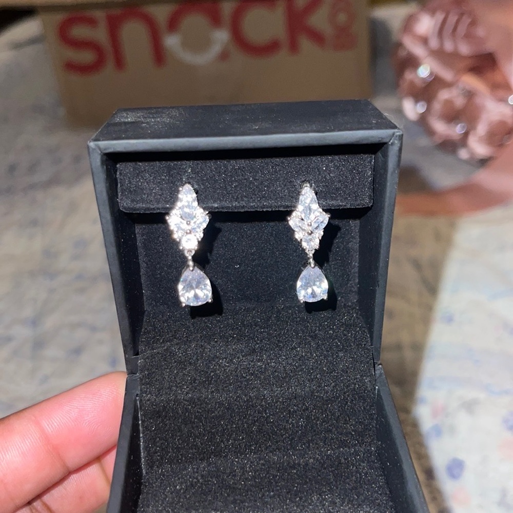 Earrings I wore one time for a couple of hours at my wedding.